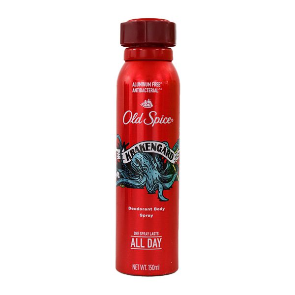 Old Spice Anti-Perspirant and Deodorant Body Spray Krakengard 3.75oz