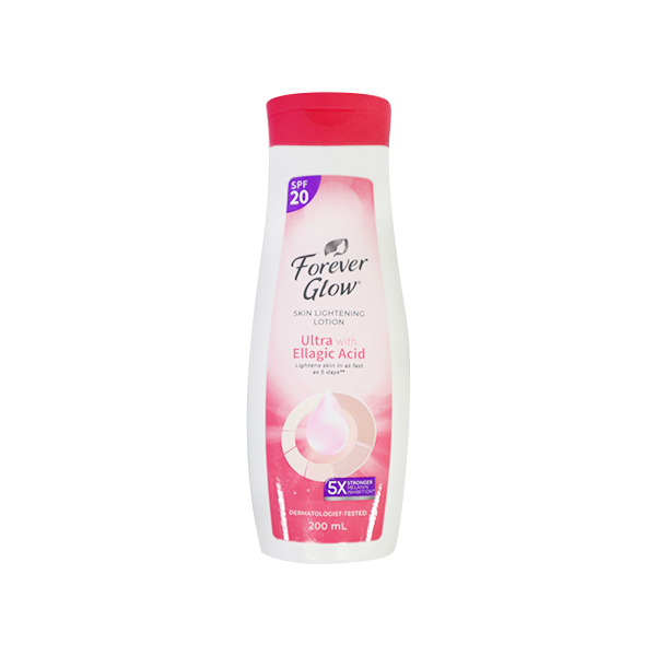 Forever Glow Skin Lightening Lotion Ultra with Ellagic Acid 200ml