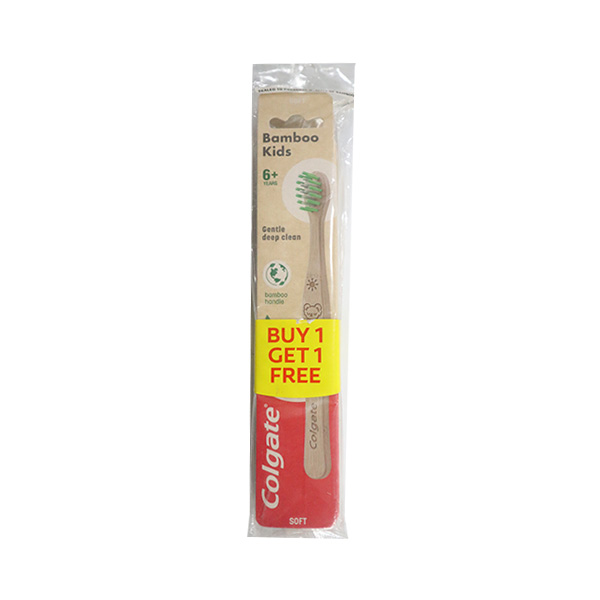 Colgate Toothbrush Bamboo Kids Buy 1 Get 1