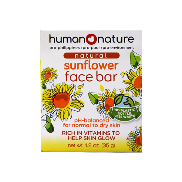 Human Nature Natural Sunflower Face Bar 35g