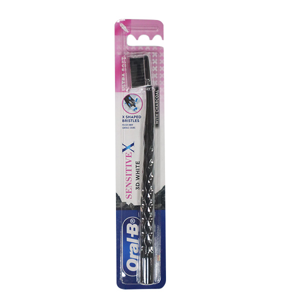 Oral B Sensitivex 3D White Charcoal 1s