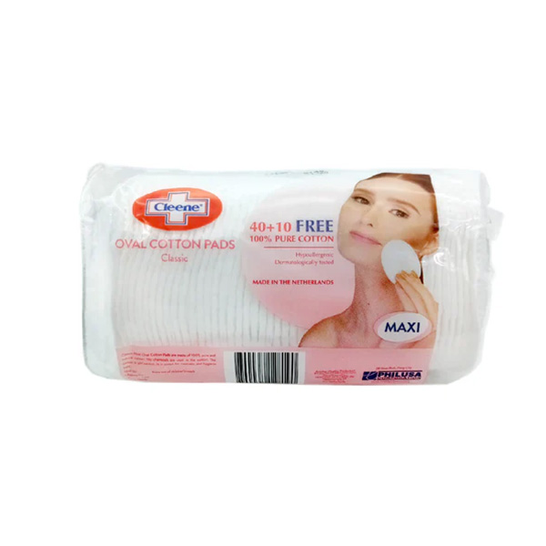 Cleene All Pure Oval White Cotton Pads 40ct