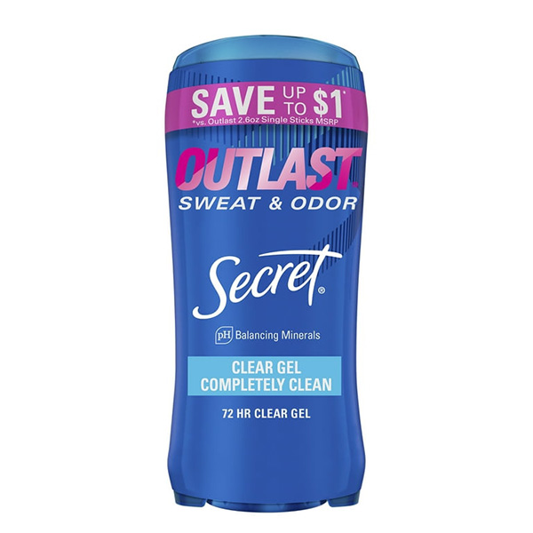 Secret Outlast Completely Clean 2.6oz
