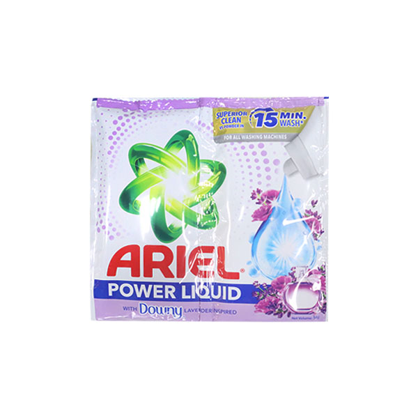 Ariel Liquid Detergent with Downy Lavender 60g