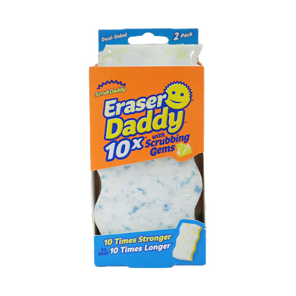 Eraser Daddy 10x With Scubbing Gems 2 Packs