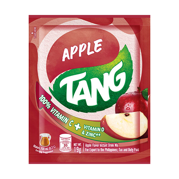 Tang Powdered Juice Apple 19g