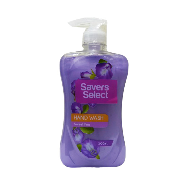 Savers Select Hand Wash Sweet Pea 500ml