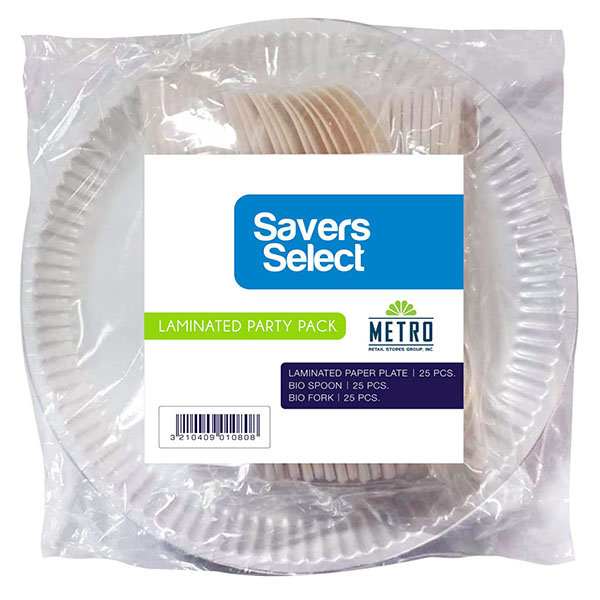 Savers Select Laminated Party Pack 20/25’s
