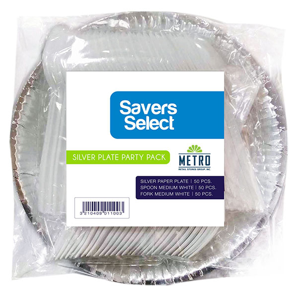 Savers Select Silver Plate Party Pack 10/50’s
