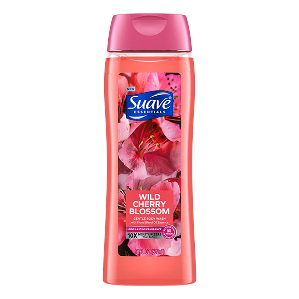 Suave Essentials Wild Cherry Blossom Gentle Body Wash 532ml