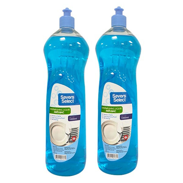 Buy 2 Savers Select Dishwashing Liquid Antibac 1 Liter