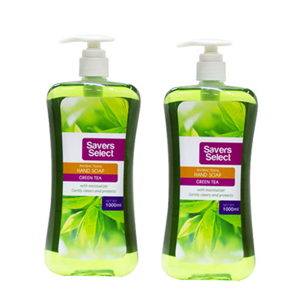 Savers Select Liquid Handsoap Green Tea 1L – Buy 2