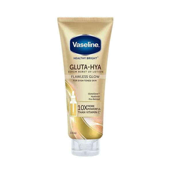 Vaseline Healthy Bright Gluta-Glow Serum Burst UV Lotion Flawless Bright 200ml