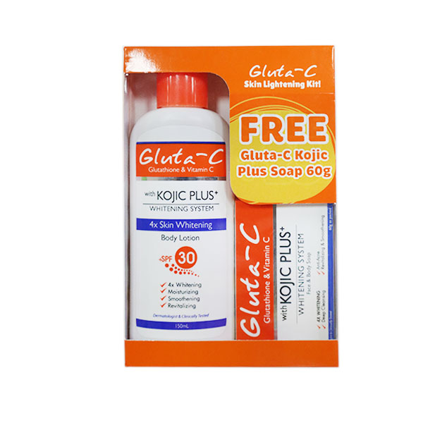 Gluta-C Kojic Plus Lotion 150ml Free Gluta-C Kojic Plus Soap 60g