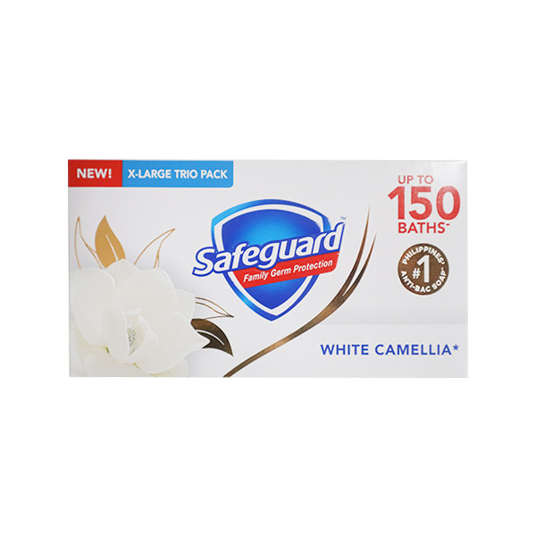 Safeguard White Camellia Germ Protection Soap 3 x 160g