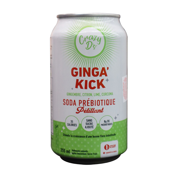 Crazy D's Soda Ginga Kick 355ml