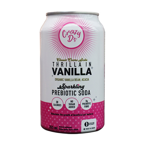 Crazy D's Soda Thrilla In Vanilla 355ml