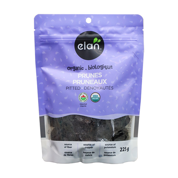 Elan Bio Dried Fruits Pitted Prunes 225g