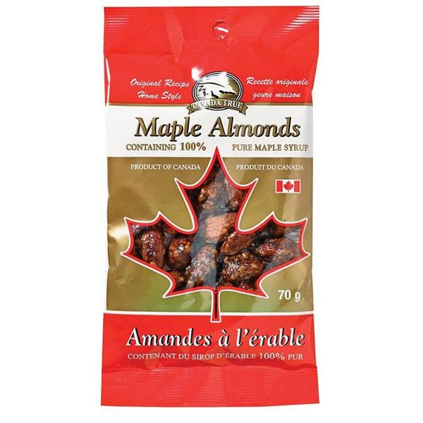 Canada True Maple Almonds 70g