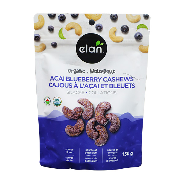 Elan Organic Acai Blueberry Cashews 150g
