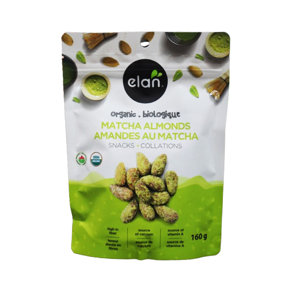 Elan Organic Matcha Almonds 160g