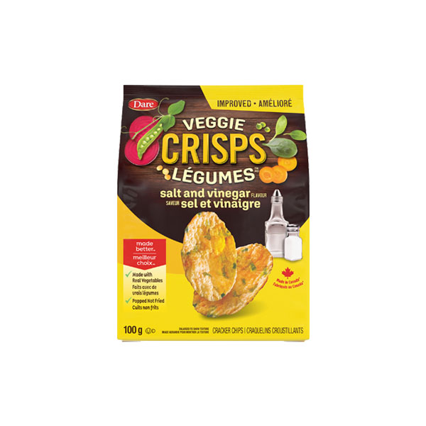 Dare Veggies Crisps Salt and Vinegar 100g