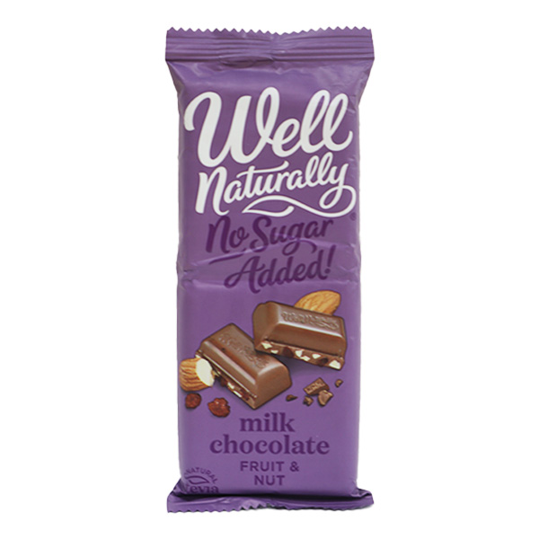 Well Naturally No Sugar Added Milk Chocolate