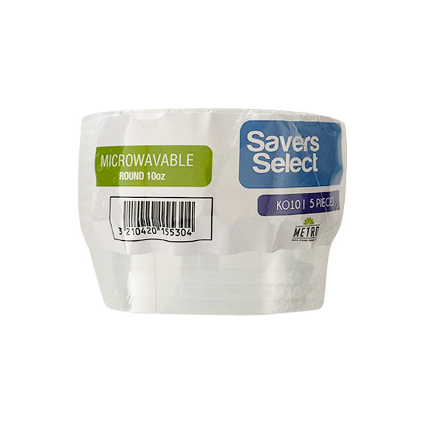 Savers Select Microweavable Round 10oz 30 x 5s
