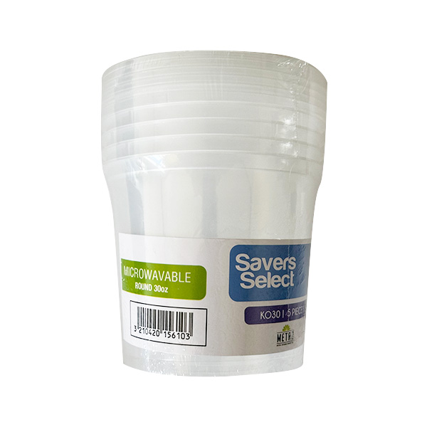 Savers Select Microweavable Round 30oz 30 x 5s