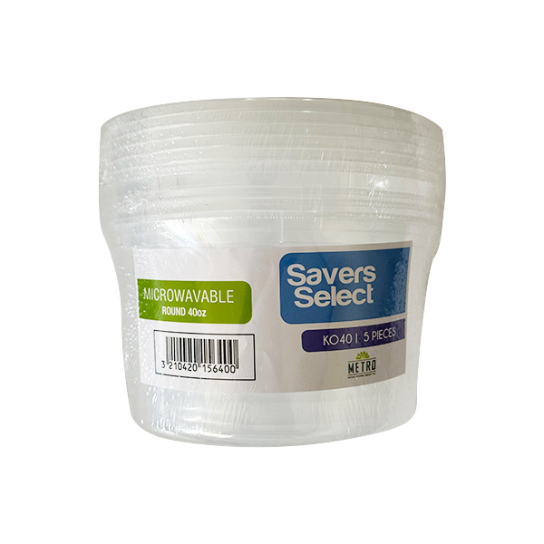 Savers Select Microweavable Round 40oz 15 x 5s