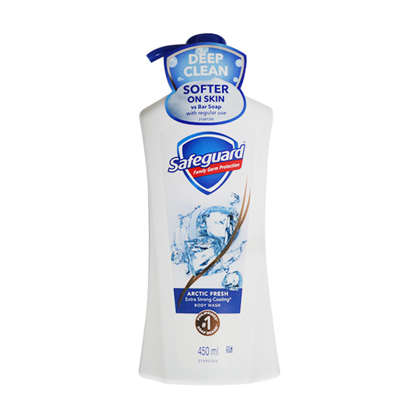 Safeguard Arctic Fresh Extra Strong Cooling Body Wash 450ml