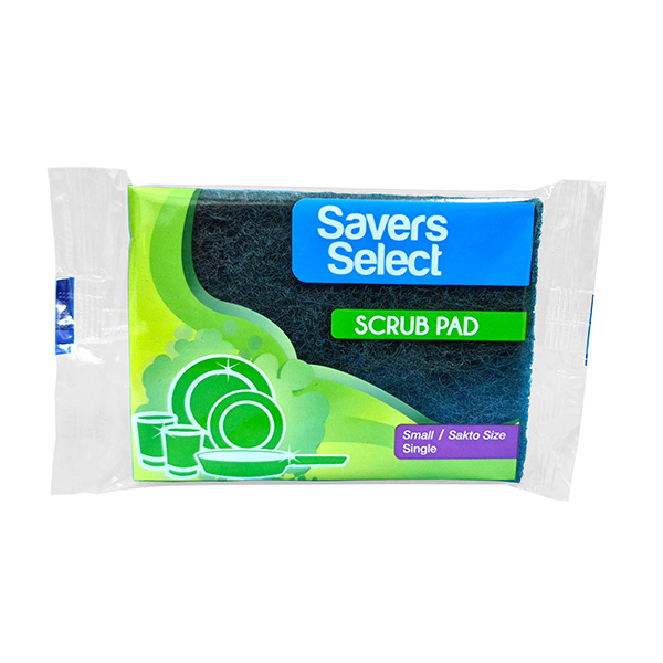 Savers Select Regular Scouring Pad Small 75x100x7mm 1s/12