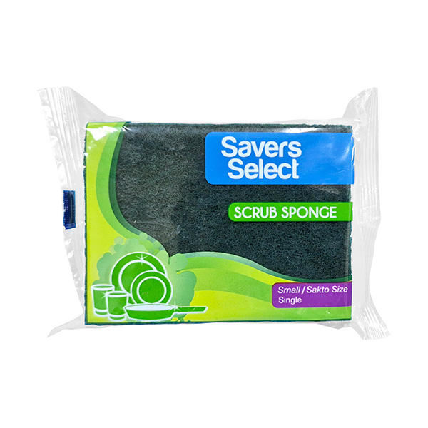 Savers Select Scouring Pad With Sponge Small 75x100x30mm 1s/12