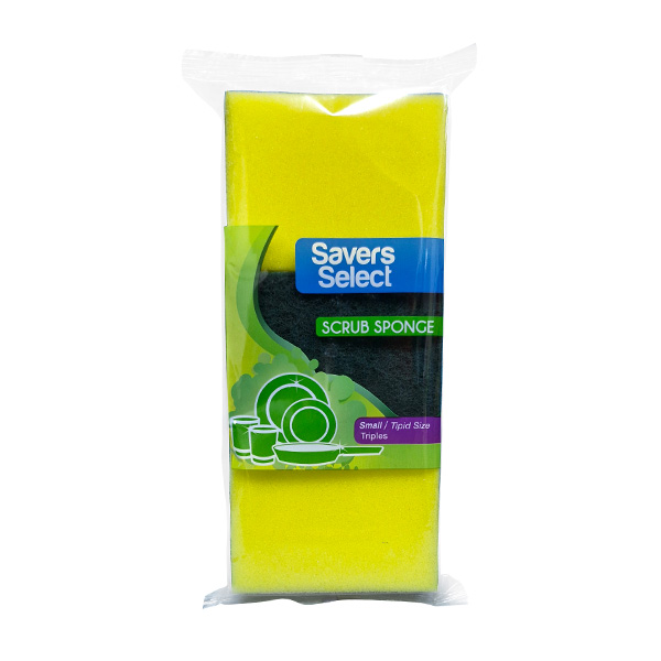 Savers Select Cleaning Pads Triple Value Pack Small 75x100x30mm 3s/4