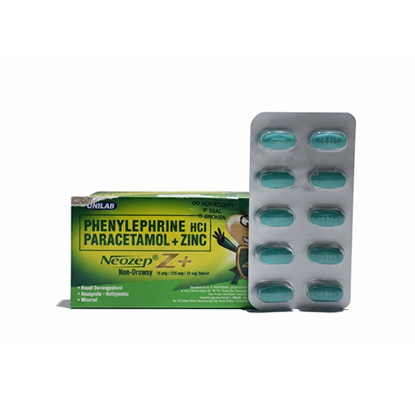 Neozep Z Plus Non-Drowsy Tablet
