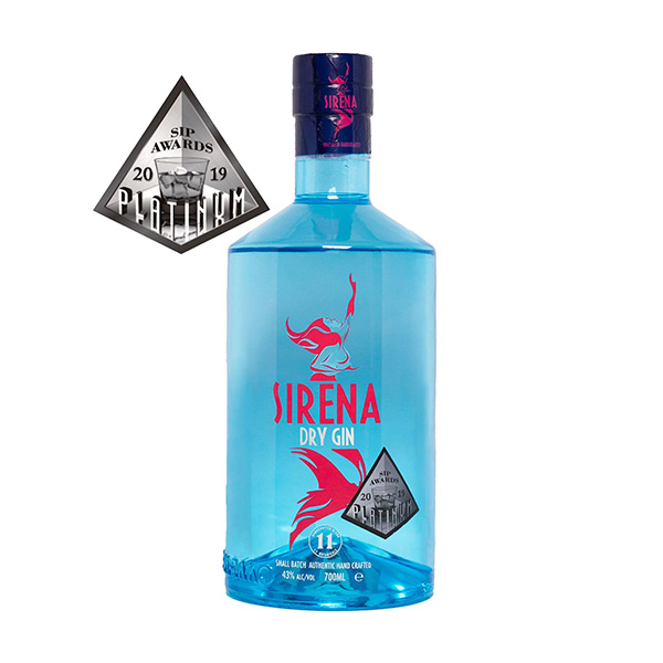 Sirena Dry Gin 43% ABV 700ml