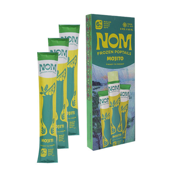 NOM Frozen Poptails Mojito 3 x 65ml