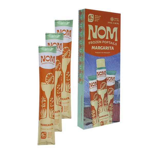 NOM Frozen Poptails Margarita 3 x 65ml