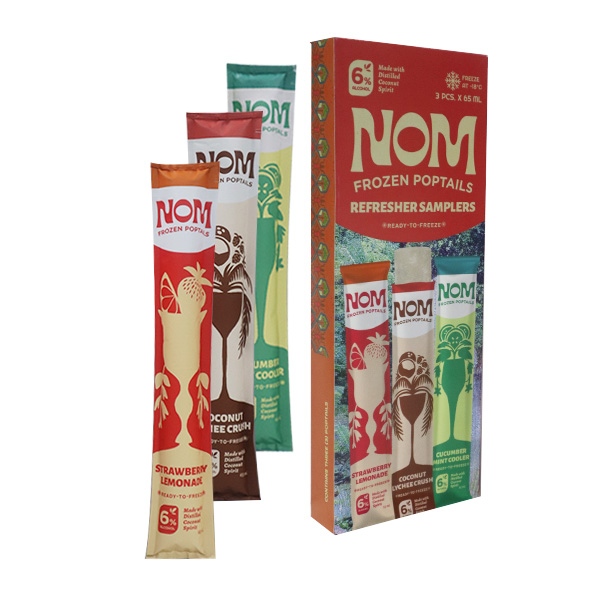 NOM Frozen Poptails Refresher Sampler 3 x 65ml