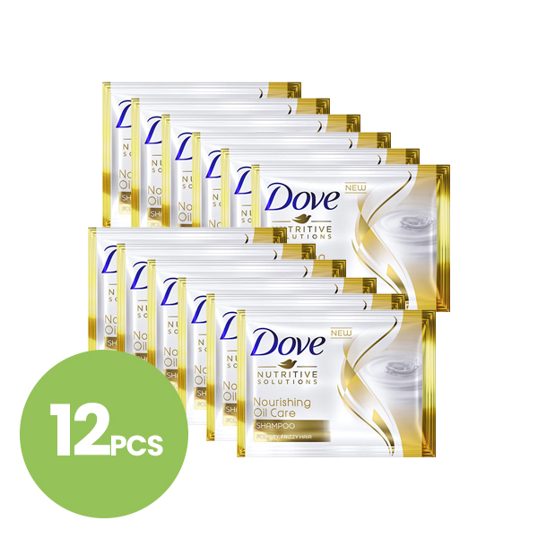 Dove Shampoo Nourishing Oil-Care Gold 10ml - 12pcs