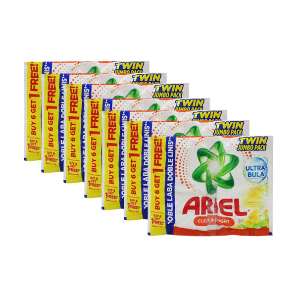 Ariel Powder Clean & Bright 66g 6+1 Pack