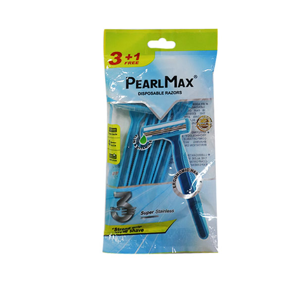 Pearlmax Three Stainless Steel Blade Blue 3 Plus 1