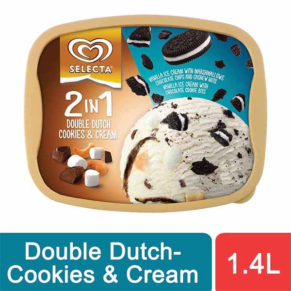 Selecta Ice Cream Double Supreme Double Dutch 1.3L