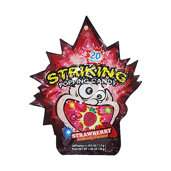 Striking Popping Candy Strawberry Flavor 30g