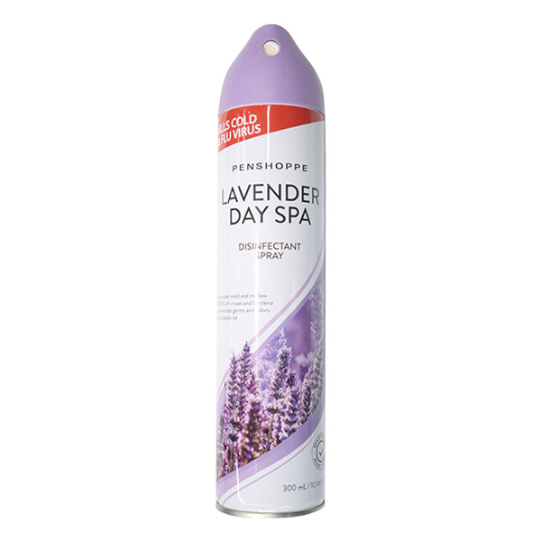 Penshoppe Disinfectant Spray Lavender Day Spa Limited Edition 300ml x 12