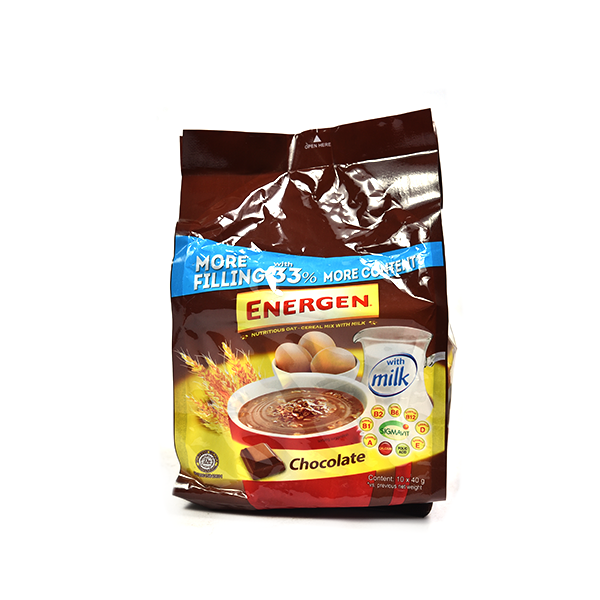 Energen Cereal Drink Mix Chocolate Minibag 40g