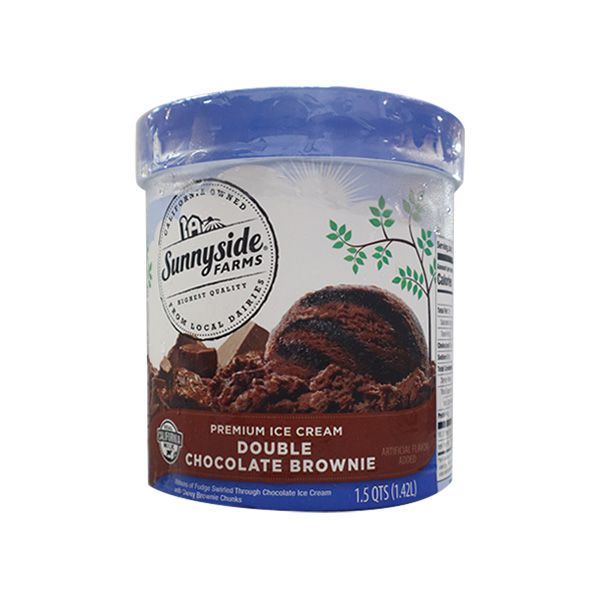 SSF Ice Cream Double Chocolate Brownie 48oz