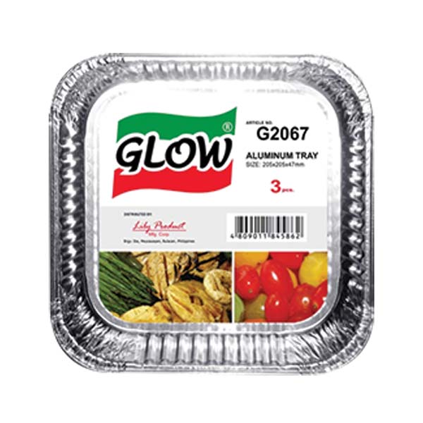 Aluminum Tray Square G2067 24/3s