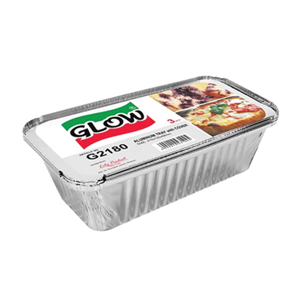 Aluminum Loaf Pan with Cover G2180 24/3's Aluminum Loaf Pan with Cover G2180 24/3's