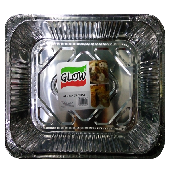 Alumnum Tray Rectangular G3350 3Pcs